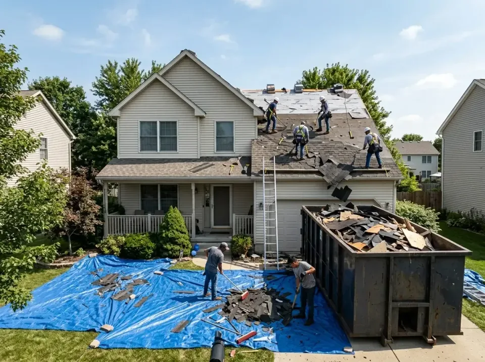 roof-replacement-debris-remova-004 — frequently asked questions, Cheapest Dumpster Rentals in Houston, MS
